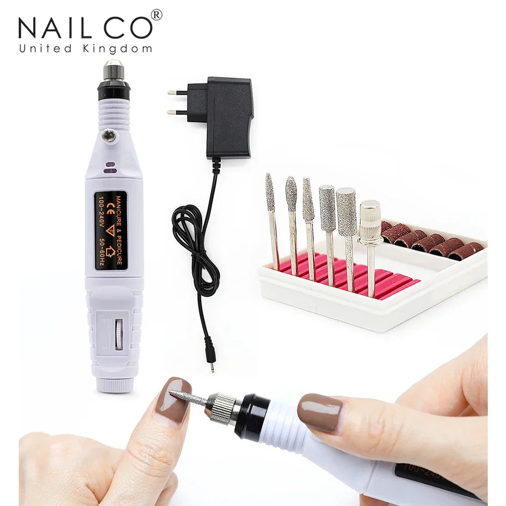 Nailco Polishing Tools Nail Drill File Portable Equipment