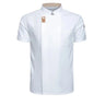 Newest Solid Mens Chef Jacket Short Long Sleeve