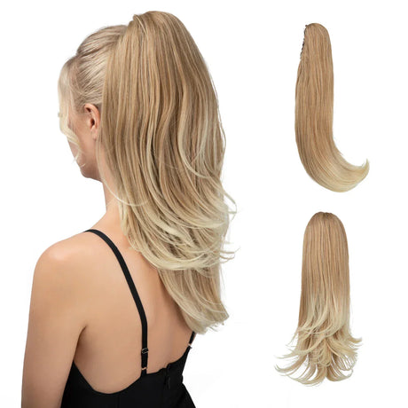 Synthetic Claw Clip In Ponytail Hair Extensions Hairpiece