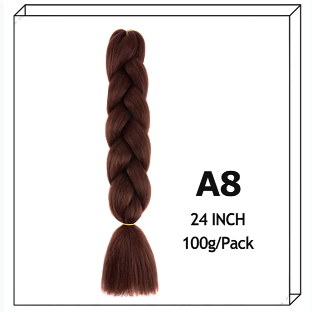 Synthetic Long Jumbo Ombre Braiding Hair For Women