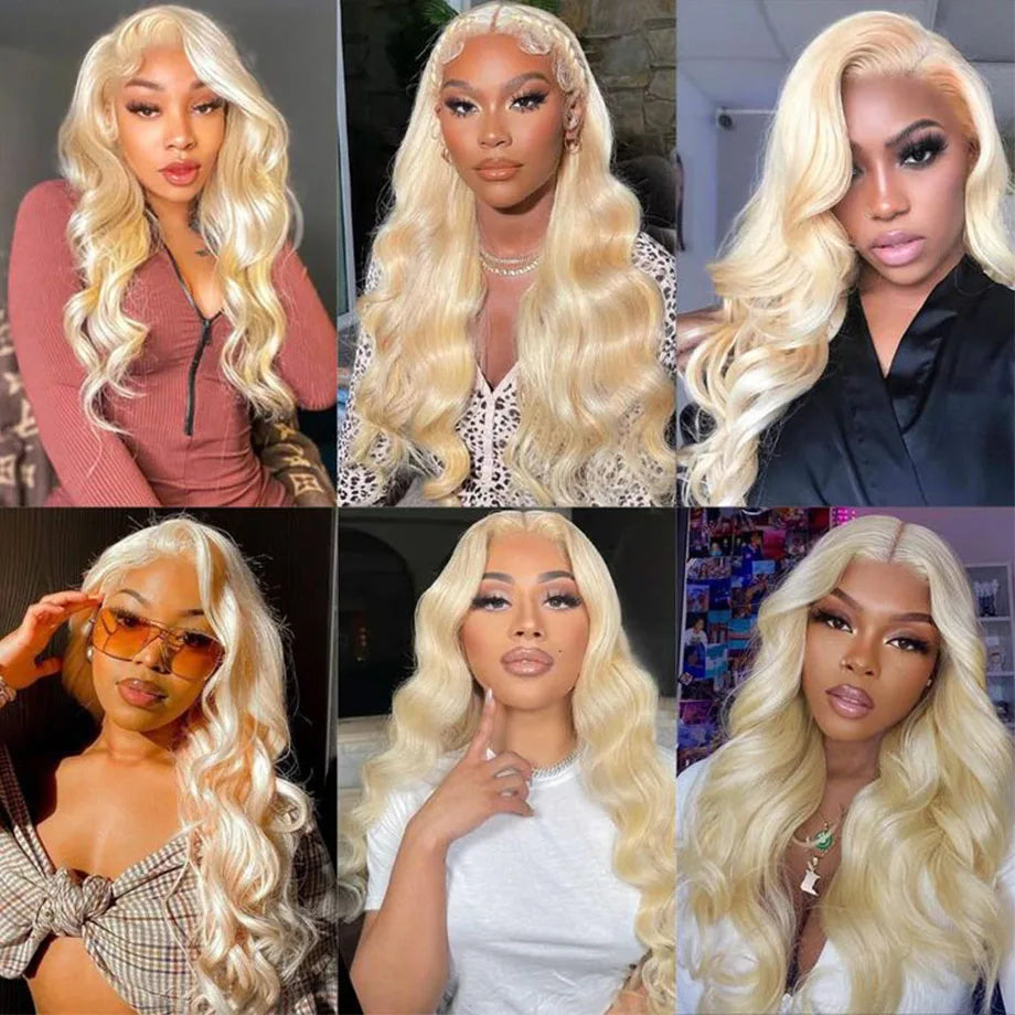 Blonde Lace Front Wigs Body Wave Lace Front