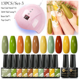 Gel Nail Polish Set With W