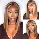 Highlight Straight Short Bob Wig X Hd Transparent