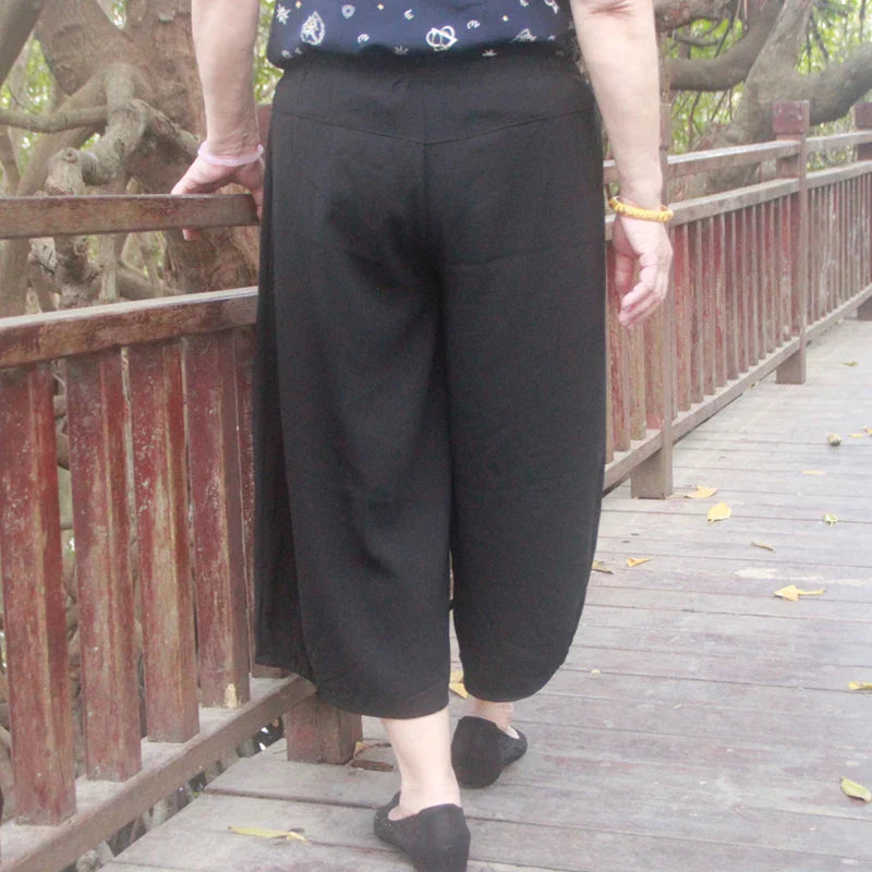 Palazzo Pants For Women Capris Wide Leg Casual