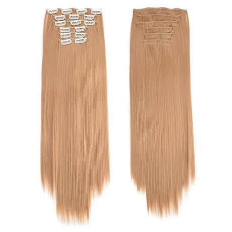 Synthetic Clip In Hair Extensions Pcs/Set Clips Long