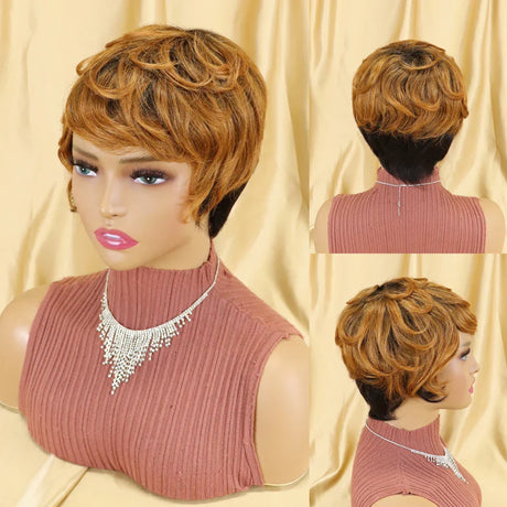 Straight Human Hair Wigs Short Bob Wig With