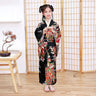 Cute Girl, Japanese Ethnic Style Kimono And Dance