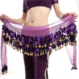 Belly Dance Belt Costumes Sequins Tassel Belly Dance