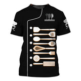 Unisex Restaurant Kitchen Chef Uniform Shirt Women Men