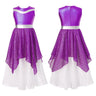 Kids Girls Praise Lyrical Modern Dance Dress Sleeveless