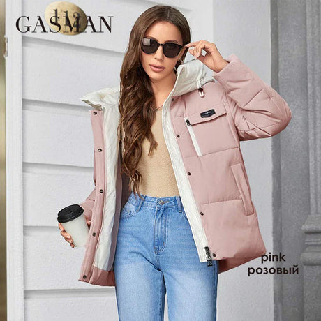 Gasman Women'S Parka New Fashion Women'S Stand Collar