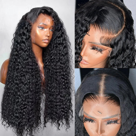 Loose Deep Wave Lace Frontal Wigs Brazilian