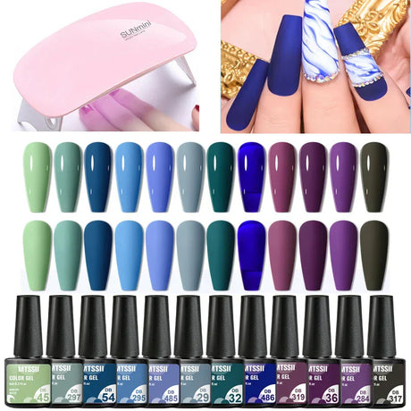 Gel Nail Polish Set With W