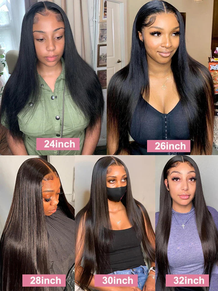 Straight Lace Front Wig Human Hair Brazilian