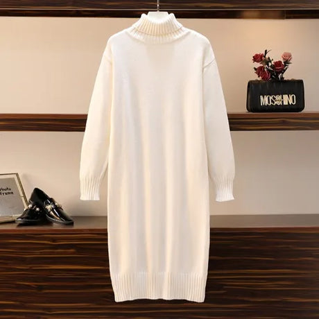 Knitted Dress Autumn And Winter Women' Loose Long