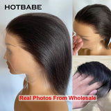 Glueless Full Lace Human Hair Wigs Straight Wig