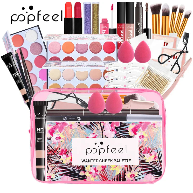 Popfeel All In One Makeup (Eyeshadow, Ligloss,