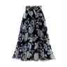 Summer Print Floral Skirts For Women Casual Loose