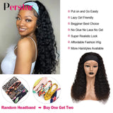 Perstar Highlight Deep Wave Headband Wig Human Hair