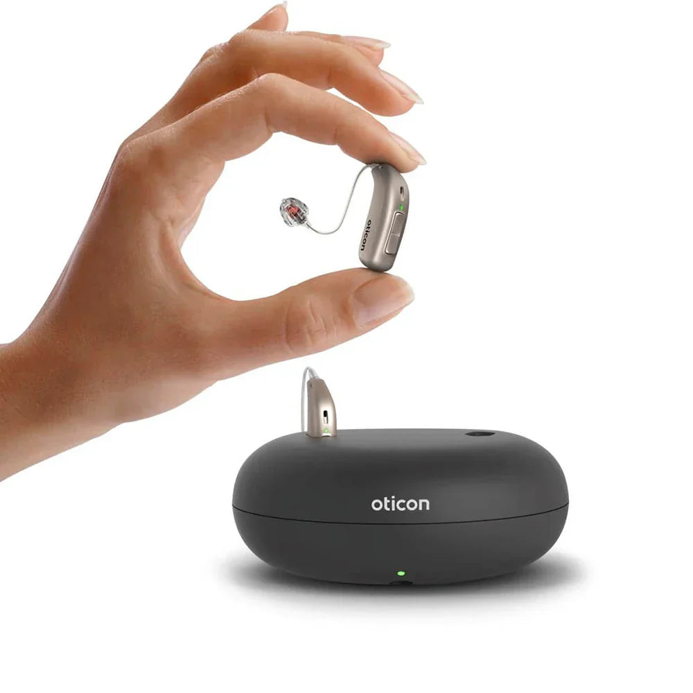 Oticon Ruby Minirite Rechargeable Hearing Aids Channel Programmable