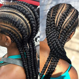 Full Lace Frontal Wigs For Women Cornrow