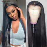 Colored Straight Lace Front Human Hair Wigs