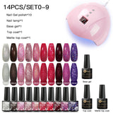 Gel Nail Polish Set With W