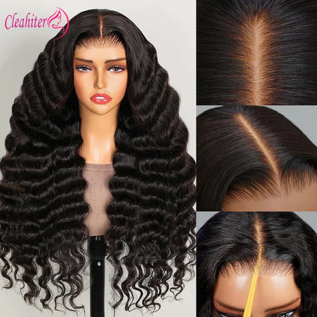 Density Loose Deep Wave Human Hair Lace