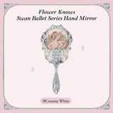 Flower Knows Swan Ballet Series Hand Holding Mirror