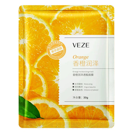 Venzen Fruit Essence Facial Mask Moisturizing Anti-Wrinkle