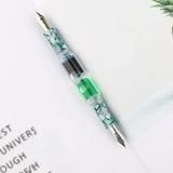 Penbbs Transparent Resin Fountain Pen Double-Nib Ink