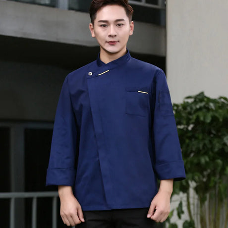 Chef Jacket Men Restaurant Kitchen Cook Shirts Hotel