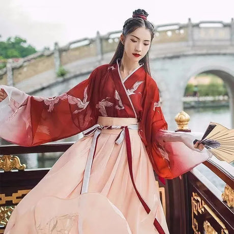 Modern Chinese Style Hanfu Ming Dynasty Improvement Traditional