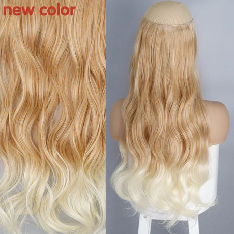 Merisihair Synthetic No Clip Invisible Wire Hair Extensions