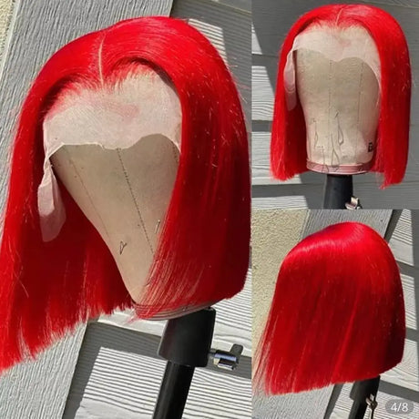 Short Cut Bob Wig Pre Plucked Bone Straight