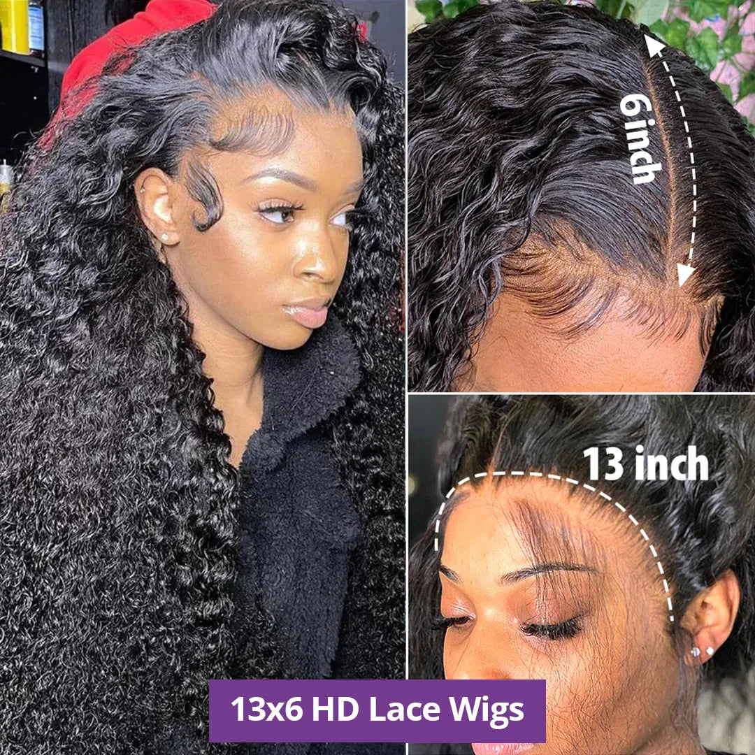 Curly Human Hair Wigs For Black Women Human