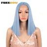 Freedom Synthetic Lace Wig Short Bob Straight Middle