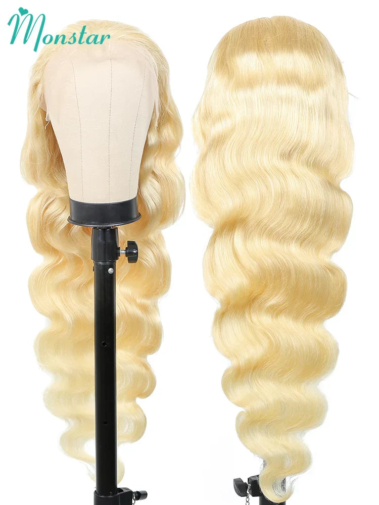 Transparent Lace Frontal Wig Honey Blonde