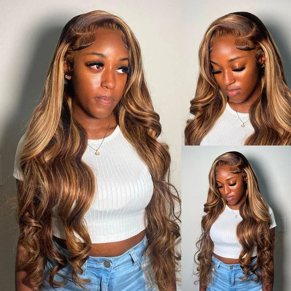 Body Wave Ombre Highlight Hd Lace Frontal