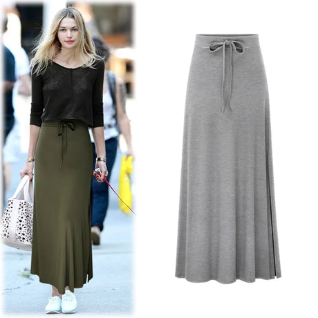 A-Line Cotton Skirts Hip Slim Women Casual Skirts