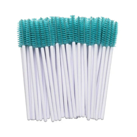 Disposable Mini Mascara Wands Applicator White Handle Eyelash