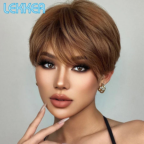 Lekker Wear And Go Short Pixie Cut Straight