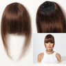 Human Hair Bangs Natural Black Brown French