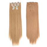 Synthetic Clip In Hair Extensions Pcs/Set Clips Long