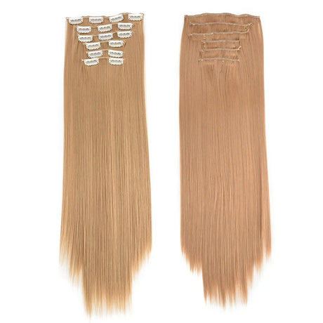 Synthetic Clip In Hair Extensions Pcs/Set Clips Long