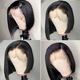 Bone Straight Bob Wig Lace Front Human Hair