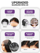Loose Deep Wave Glueless Wig Human Hair Ready