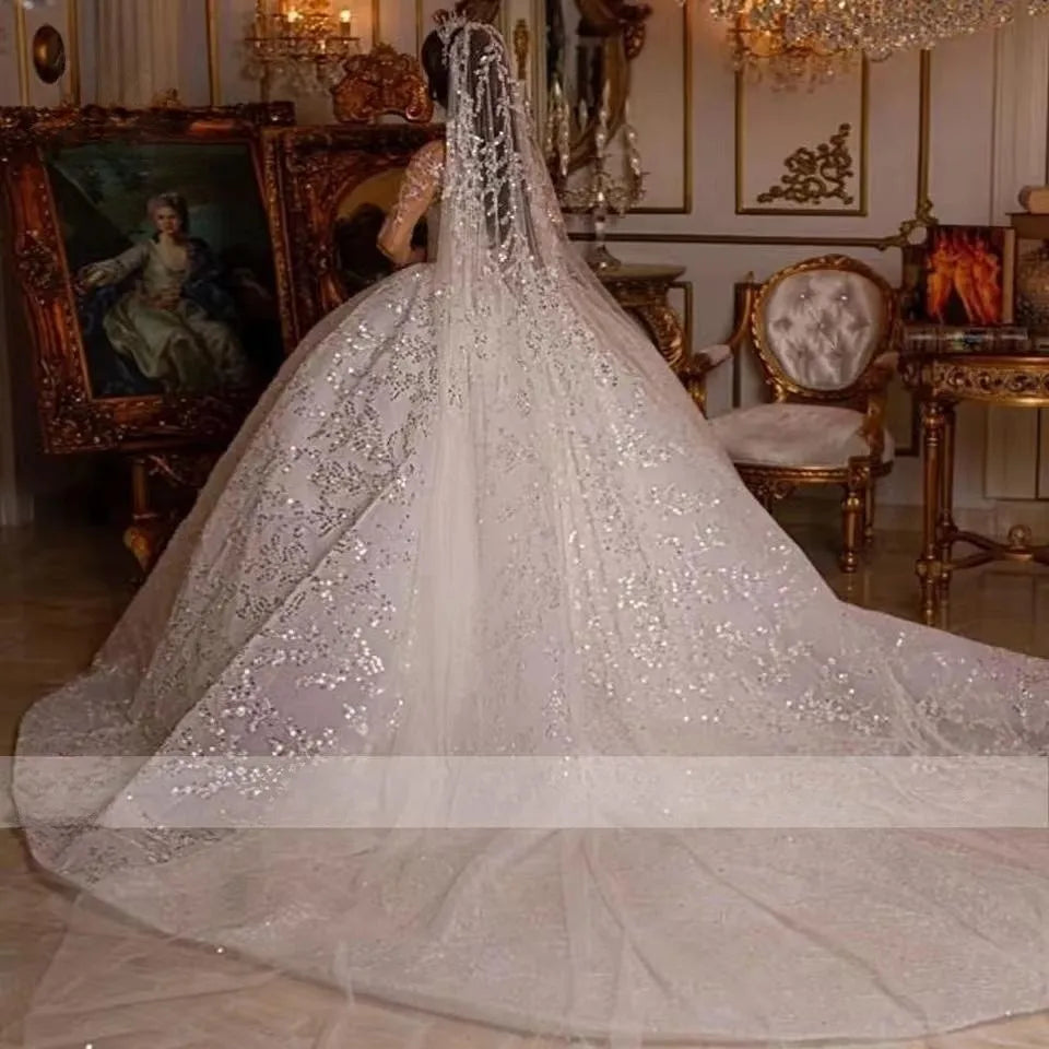 Haute Couture Gorgeous The Bride Dress With Long