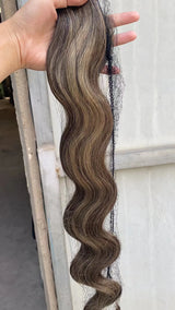 White Body Wave Hair Bundles Synthetic Natural Weave