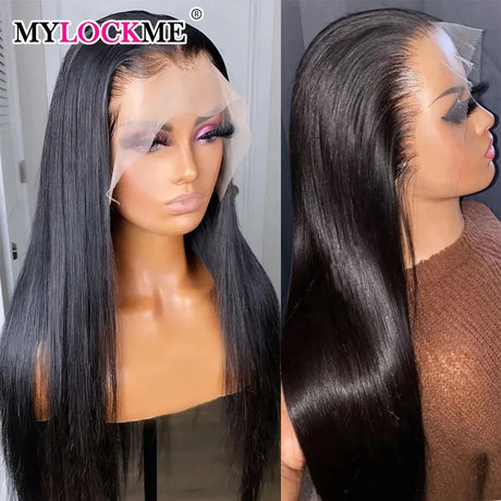 Bone Straight Human Hair Lace Frontal Wig